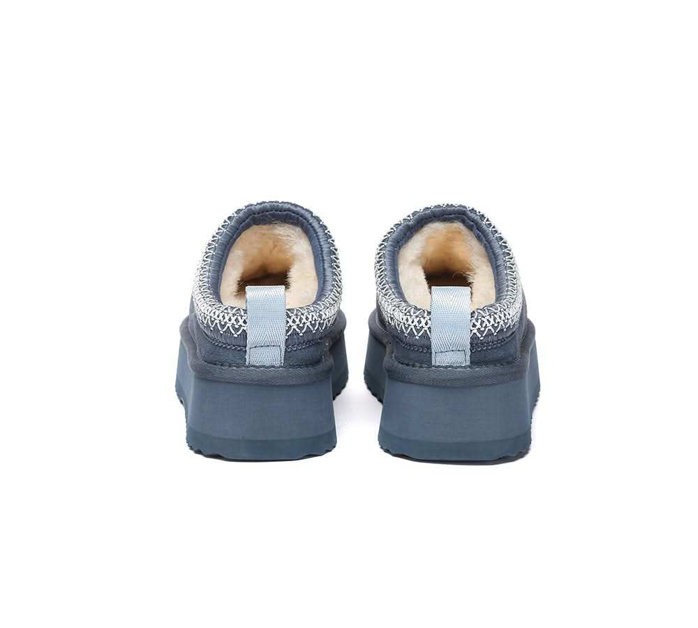 🔥AUSTRALIAN SHEPHERD® UGG Slippers Sheepskin Wool Ankle Platform Tazzy Tay