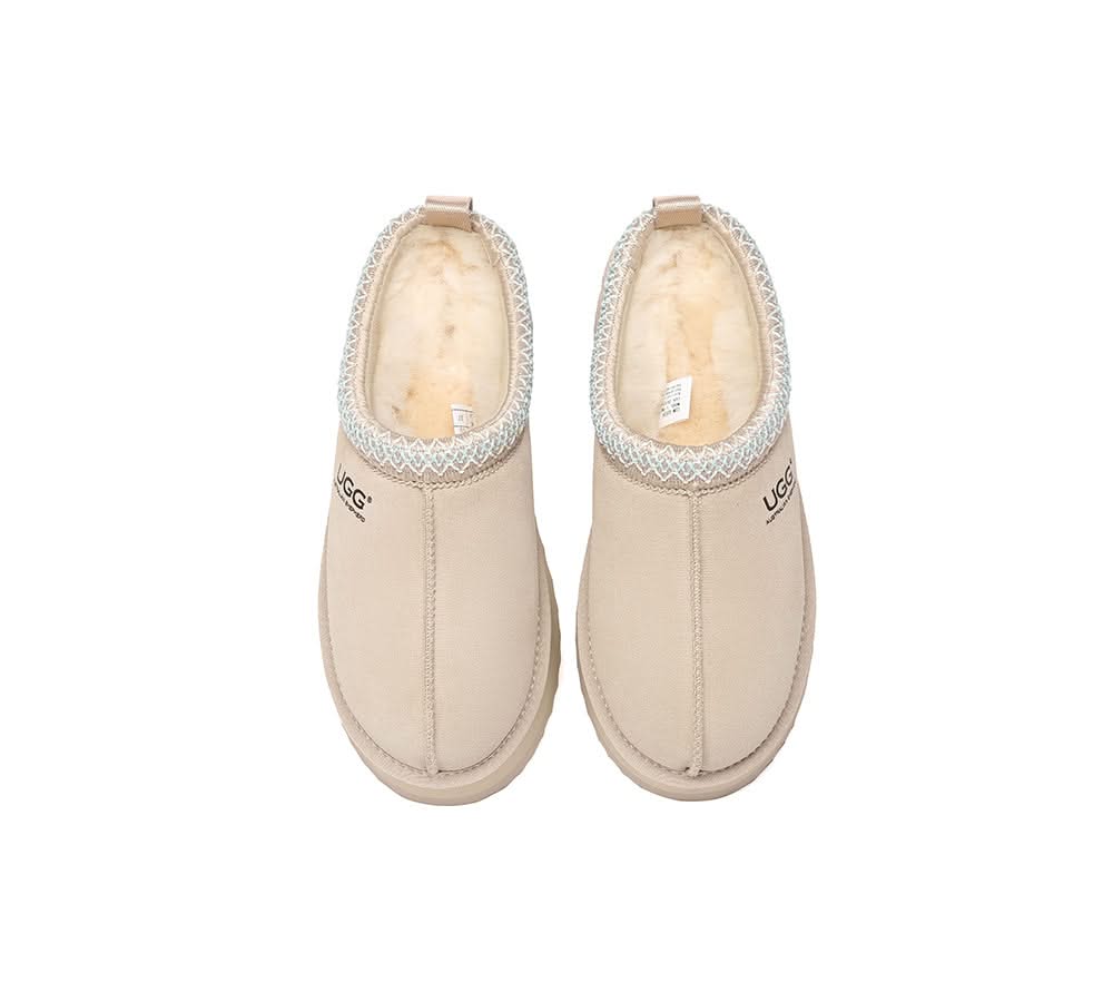 🔥AUSTRALIAN SHEPHERD® UGG Slippers Sheepskin Wool Ankle Platform Tazzy Tay