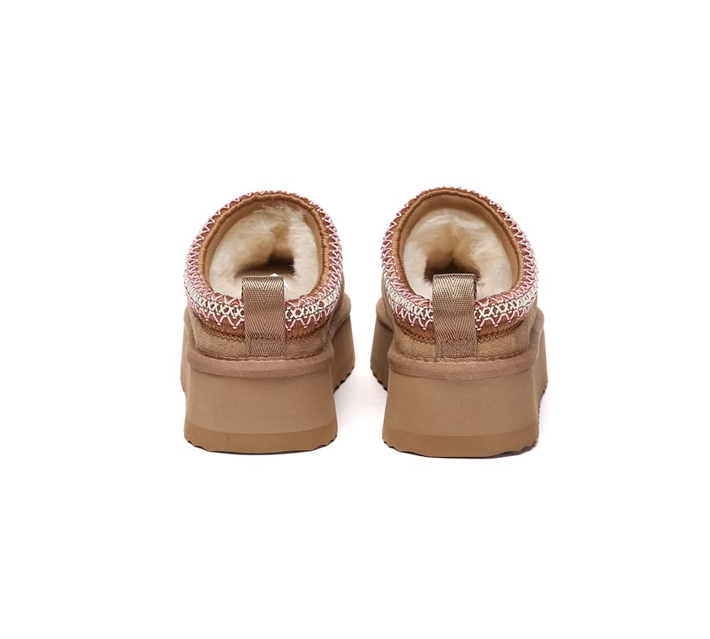 🔥AUSTRALIAN SHEPHERD® UGG Slippers Sheepskin Wool Ankle Platform Tazzy Tay