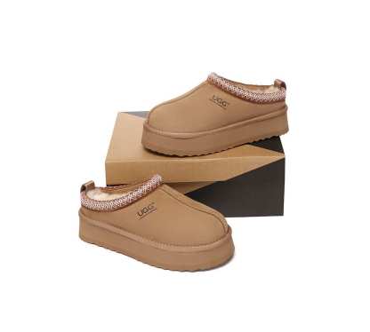 🔥AUSTRALIAN SHEPHERD® UGG Slippers Sheepskin Wool Ankle Platform Tazzy Tay