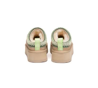 🔥AUSTRALIAN SHEPHERD® UGG Slippers Sheepskin Wool Ankle Platform Tazzy Tay
