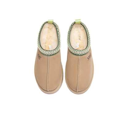 🔥AUSTRALIAN SHEPHERD® UGG Slippers Sheepskin Wool Ankle Platform Tazzy Tay