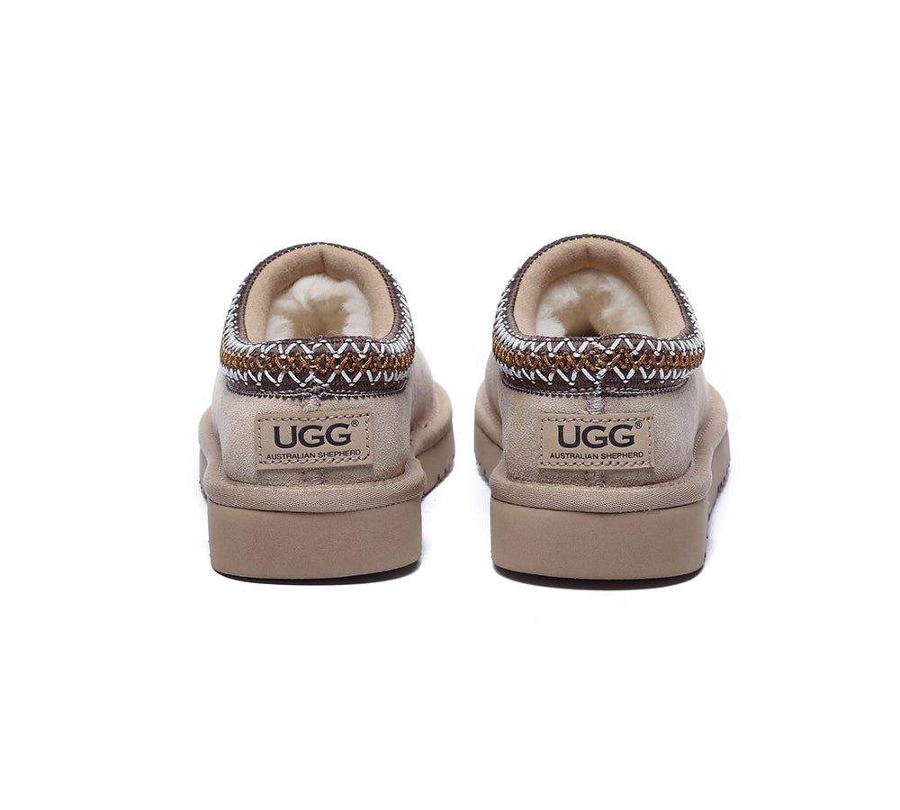 🔥AUSTRALIAN SHEPHERD® UGG Slippers Sheepskin Wool Ankle Tazzy Hippie