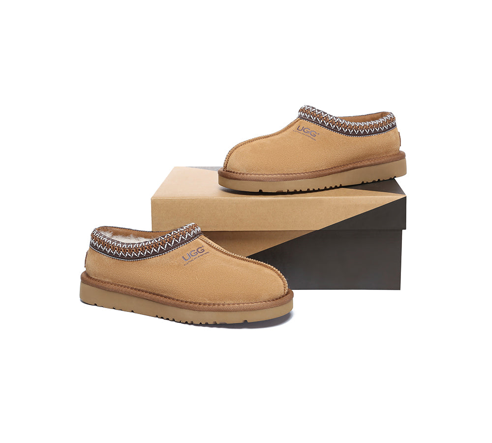 🔥AUSTRALIAN SHEPHERD® UGG Slippers Sheepskin Wool Ankle Tazzy Hippie