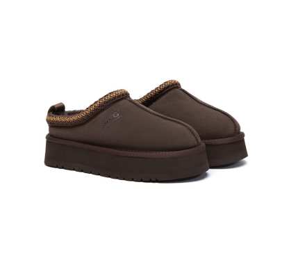 🔥AUSTRALIAN SHEPHERD® UGG Slippers Sheepskin Wool Ankle Platform Tazzy Tay