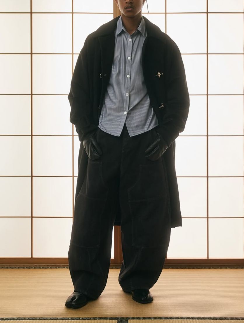 15OZ CANVAS CLASP BOMBER JACKET | WASHED BLACK