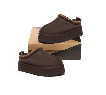 🔥AUSTRALIAN SHEPHERD® UGG Slippers Sheepskin Wool Ankle Platform Tazzy Tay