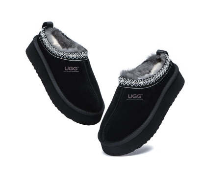 🔥AUSTRALIAN SHEPHERD® UGG Slippers Sheepskin Wool Ankle Platform Tazzy Ventus