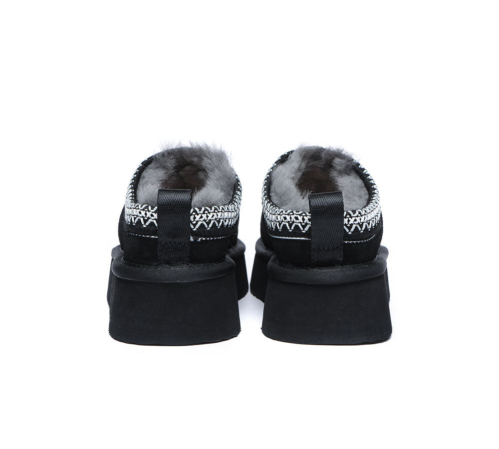 🔥AUSTRALIAN SHEPHERD® UGG Slippers Sheepskin Wool Ankle Platform Tazzy Ventus