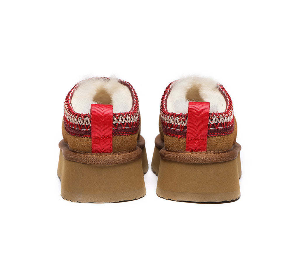 🔥AUSTRALIAN SHEPHERD® UGG Slippers Sheepskin Wool Ankle Platform Tazzy Ventus