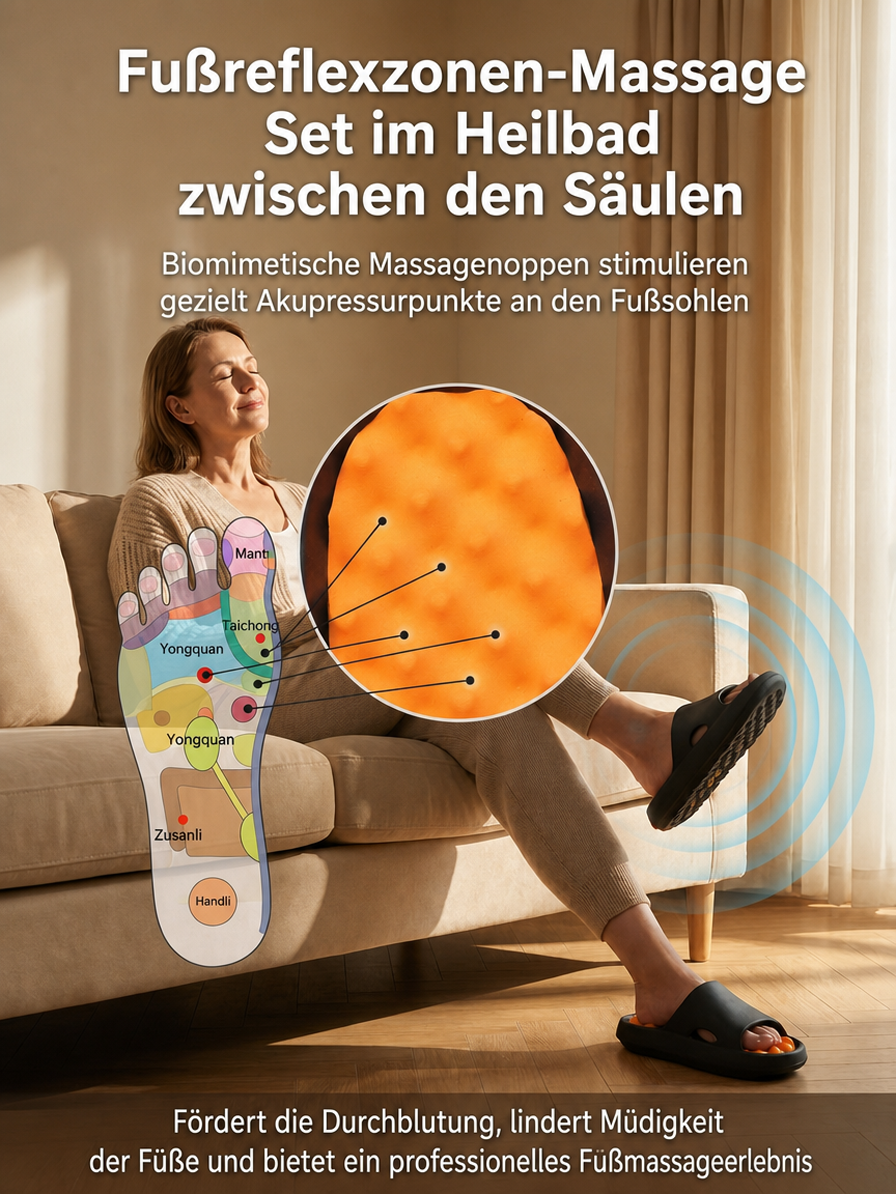 🦶 Den ganzen Tag unterwegs? Schmerzende Füße ade! Massage-Hausschuhe für maximale Entspannung