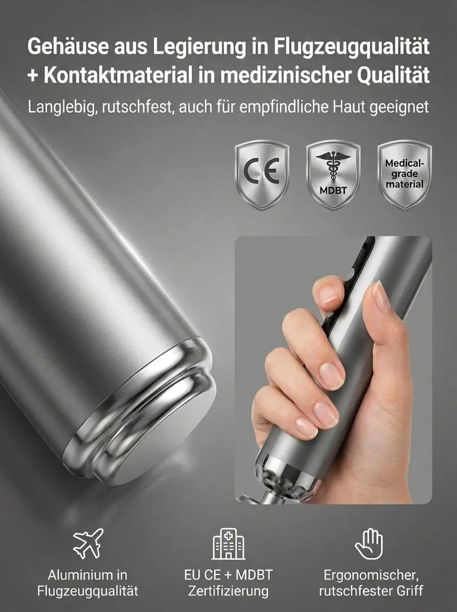 【5-Gang-Geschwindigkeitsregelung】Vollautomatischer elektrischer Hornhautentferner