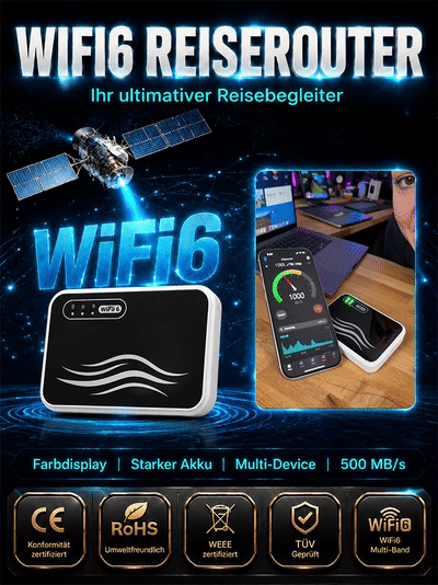 [Visumfrei für Geschäftsreisende, keine Funklöcher] Tragbares WLAN
