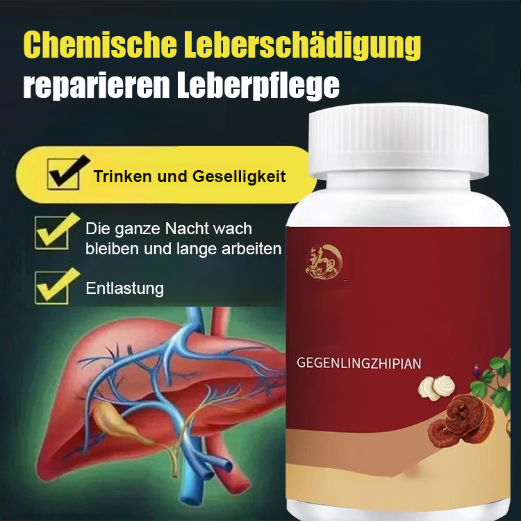 Reishi-Kudzu Leber Schutz Tabletten – Starke Leberreinigung