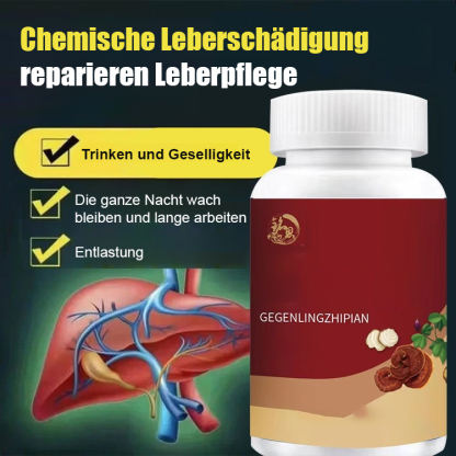 Reishi-Kudzu Leber Schutz Tabletten – Starke Leberreinigung