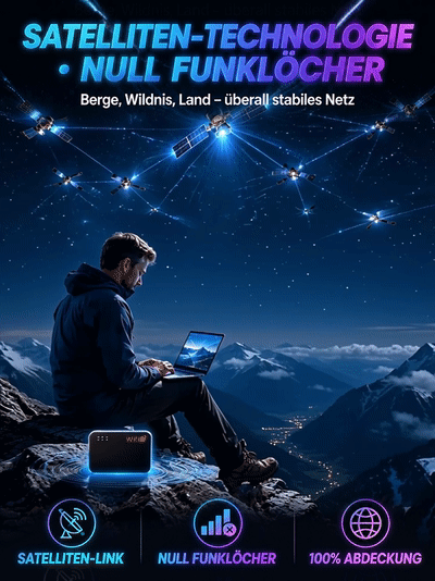 [Visumfrei für Geschäftsreisende, keine Funklöcher] Tragbares WLAN