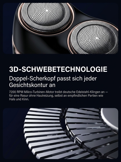 AeroShave™ | Der Ultimative Auto- & Reise-Rasierer (USB-C)