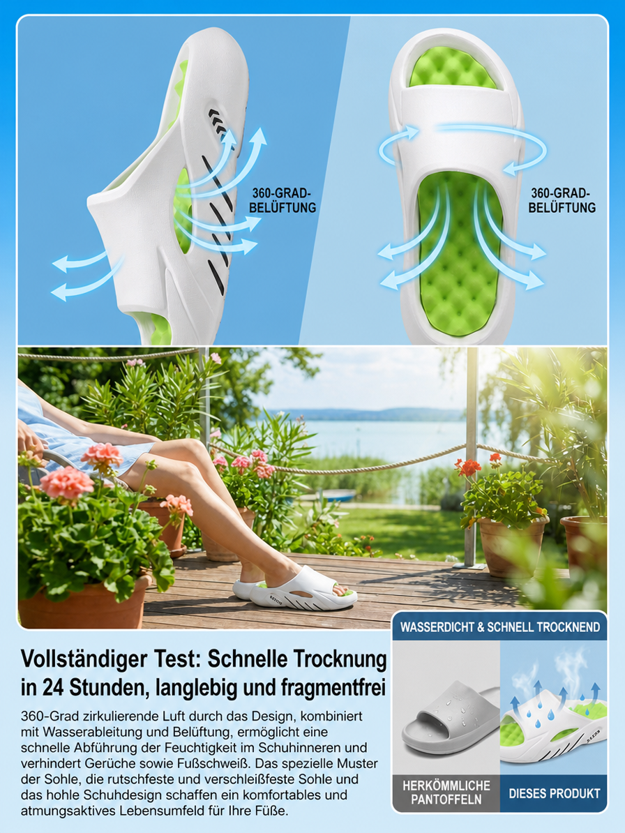 🦶 Den ganzen Tag unterwegs? Schmerzende Füße ade! Massage-Hausschuhe für maximale Entspannung