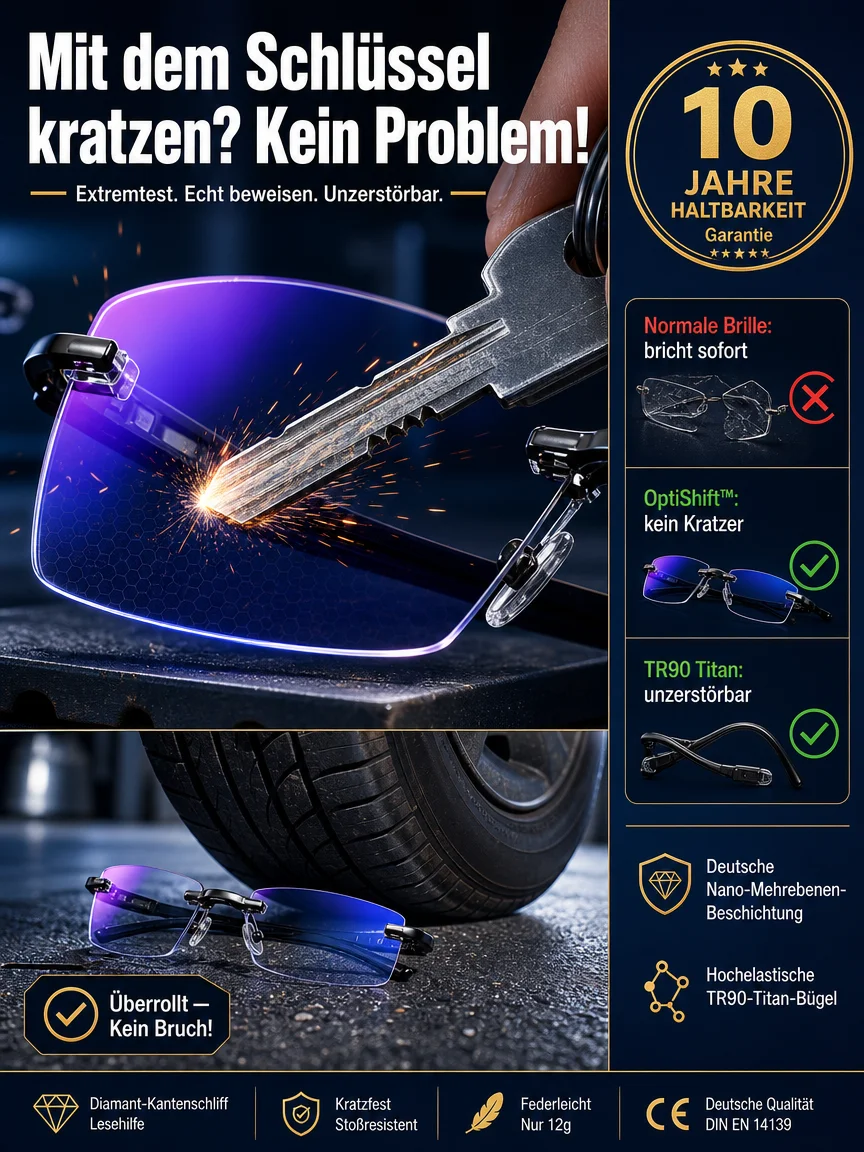 【Jena Optical Technology, TÜV-zertifizierte Qualität】✨ Intelligente Autofokusbrille