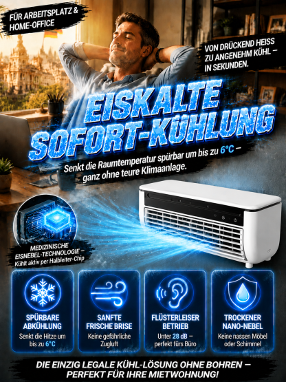 # Breze Max Tragbare Mini-Klimaanlage ❄️🔥