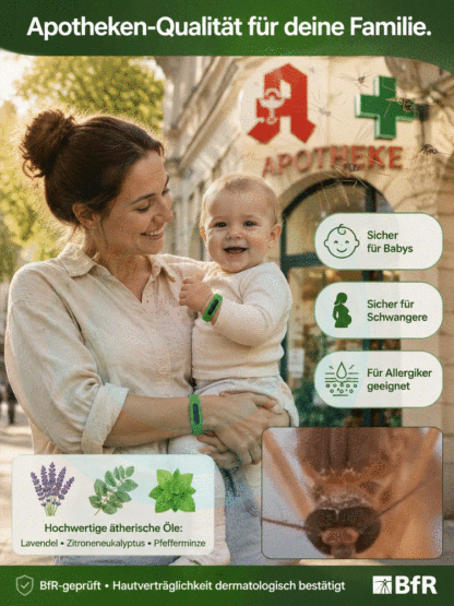 Ätherisches Öl Silikon-Mückenschutzarmband