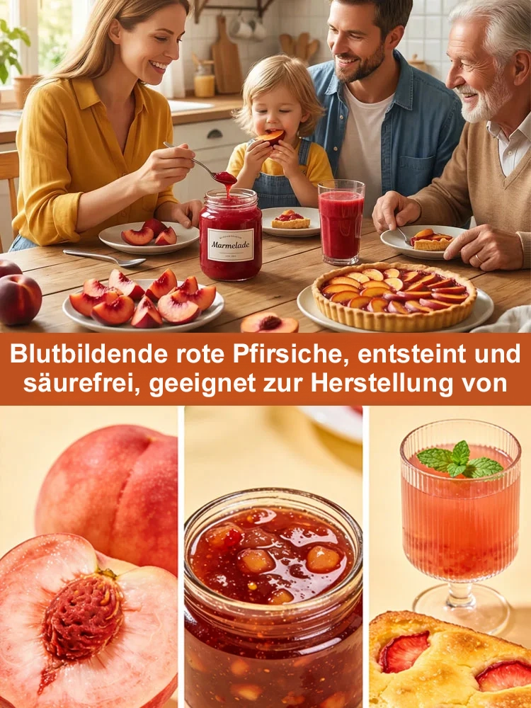 【Schnellwüchsig und widerstandsfähig】Süßer, früh reifender Pfirsichsetzling