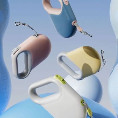 Reflektierende, einziehbare Sicherheitsleine für Hunde