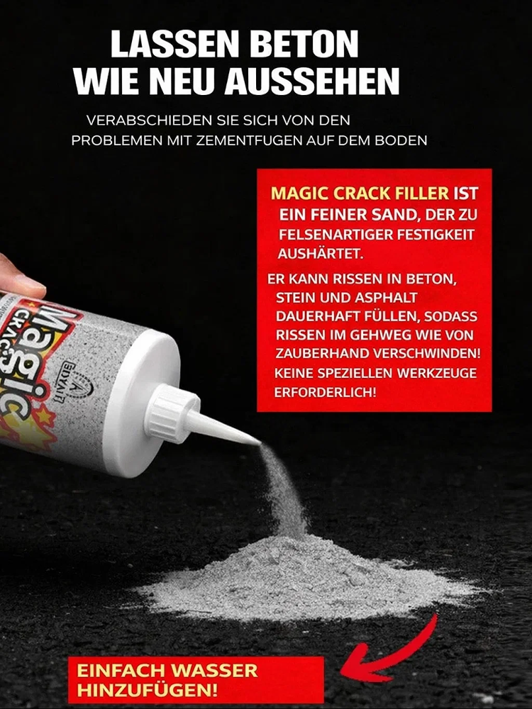 ✅Verfüllung von Beton- / Asphalt- / Mauerwerksrissen, 30 Tage sorgenfreie Testphase