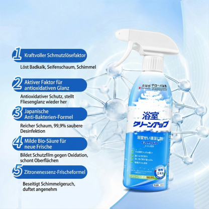 ✅Effektive Entfernung von Kalk und Seifenrückständen im Bad – Fliesen bleiben langanhaltend glänzend