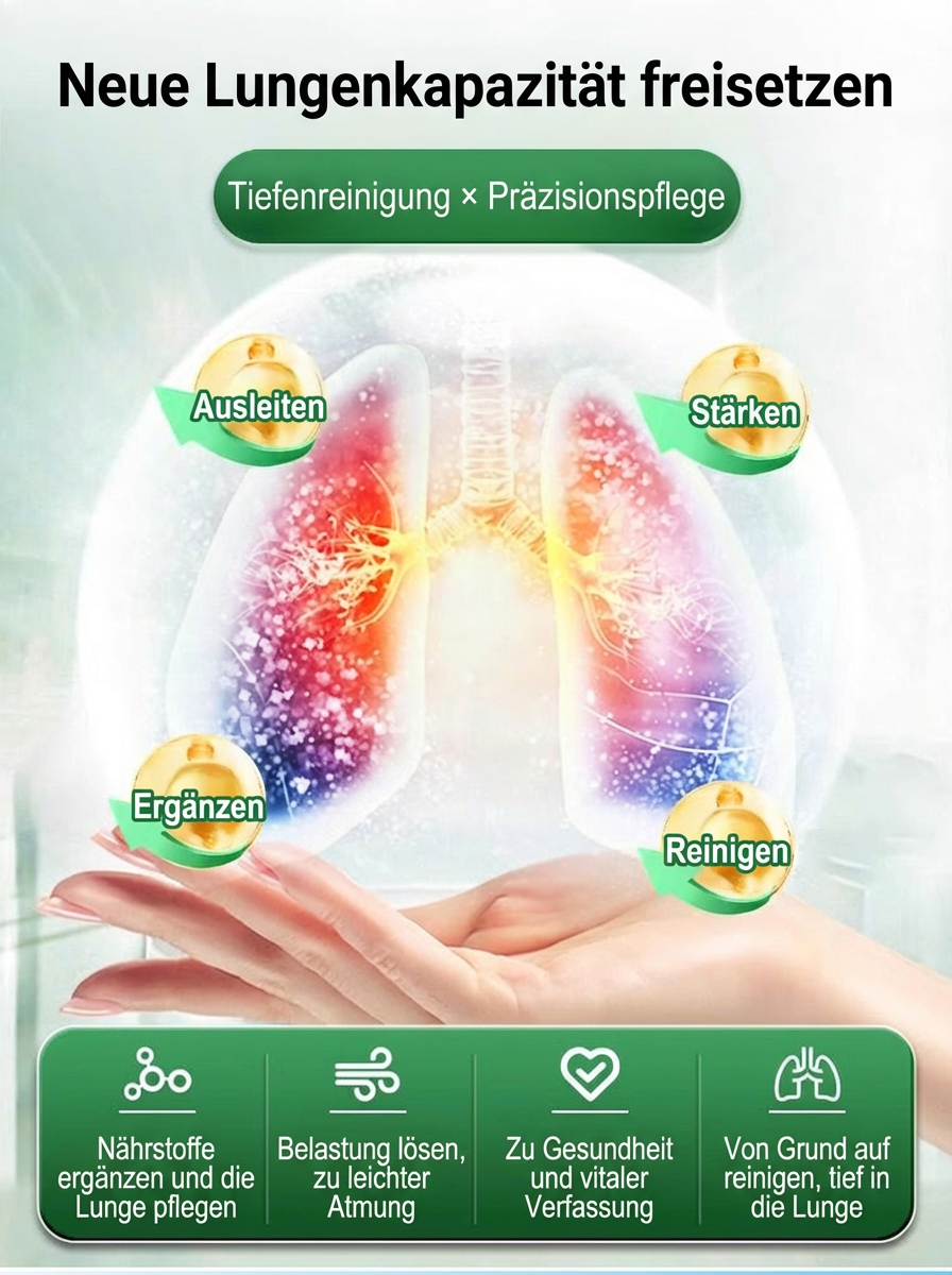 🌿98,2% der Nutzer spüren Wirkung in 2 Minuten, löst Schleim und pflegt die Lunge 