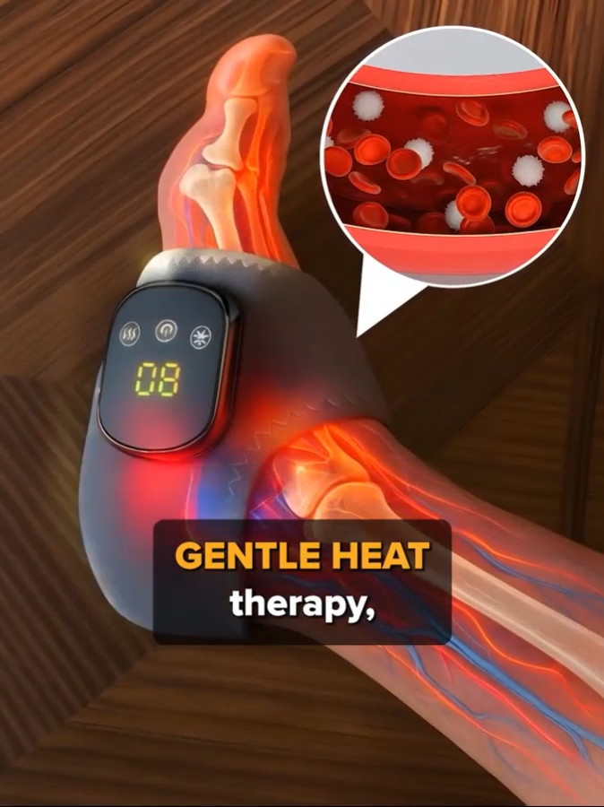 ✨Elektrischer Heiz-Knöchelmassagegerät, verschiedene Massagemodi, lindert Fußschmerzen und Steifheit