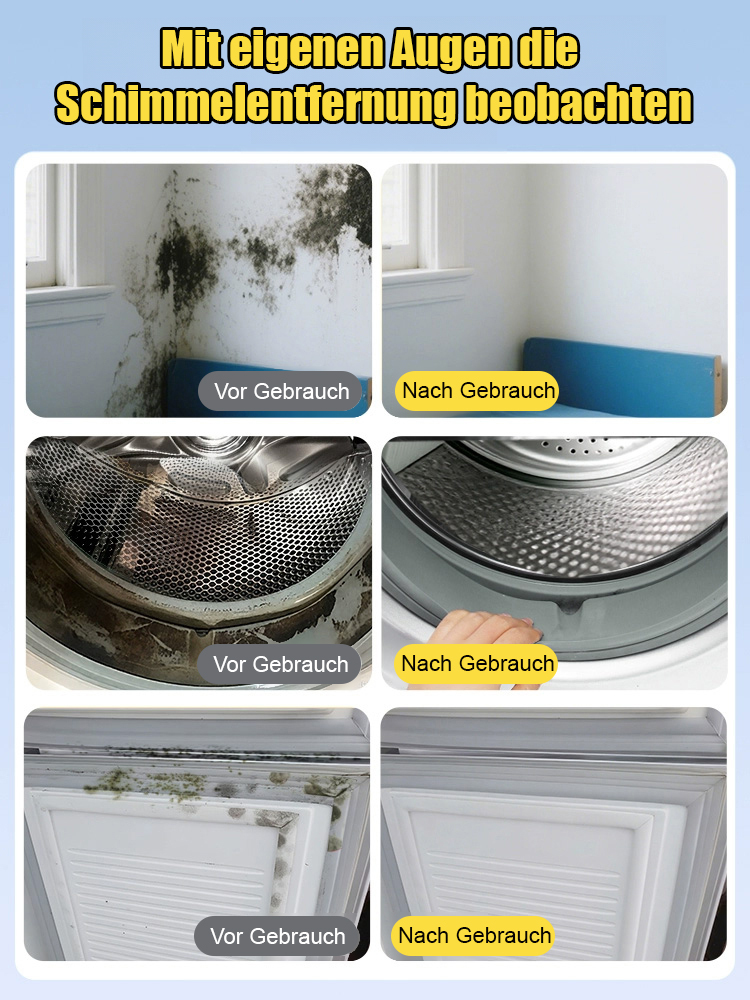 🌿 Multifunktionales Anti-Schimmel-Spray, 99,9% Bakterienbekämpfung, sofort wirksam ohne Wischen
