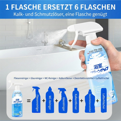 ✅Effektive Entfernung von Kalk und Seifenrückständen im Bad – Fliesen bleiben langanhaltend glänzend