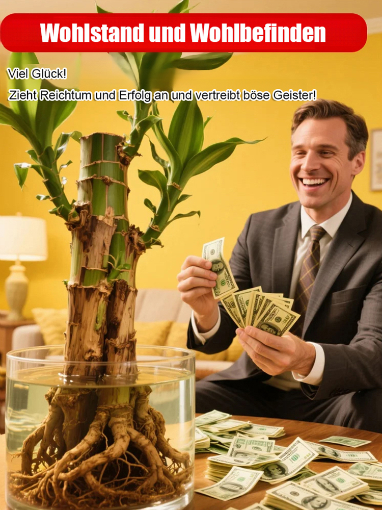 【Wenn das Glück sich wendet】Wasserpflege für Glücksbambus