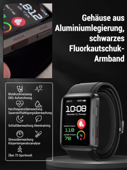 Gesundheitsüberwachung wasserdichte Armbanduhr