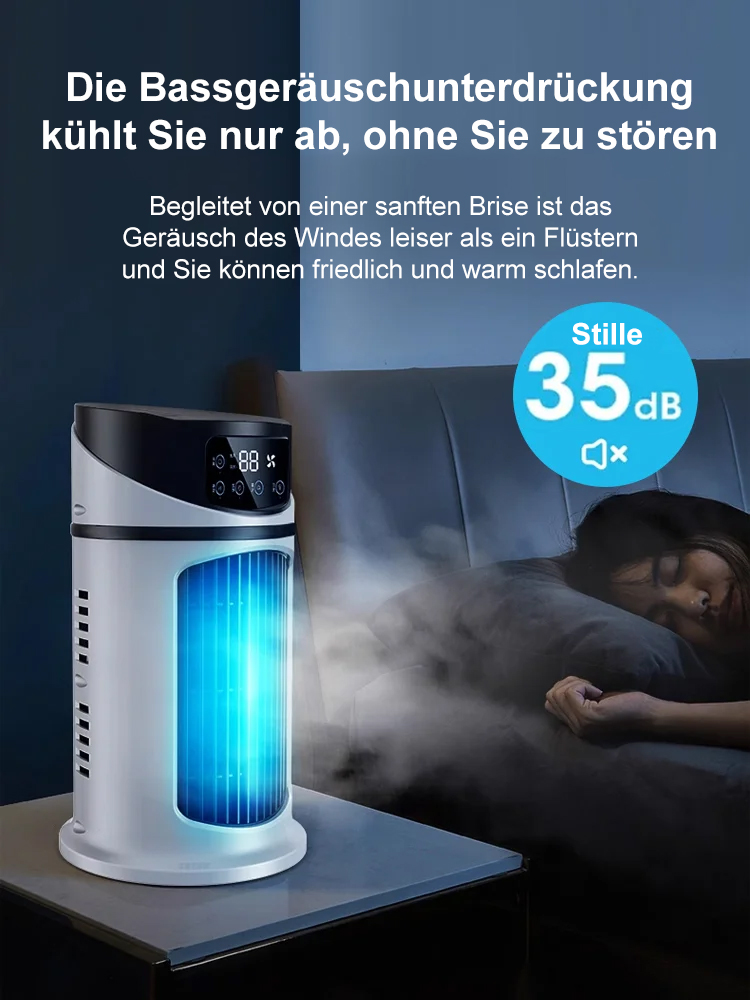 [50% Rabatt] Premium 3-in-1 Luftkühler - Eiskalter Wind ohne Installation, Mobile Klimaanlage Alternative