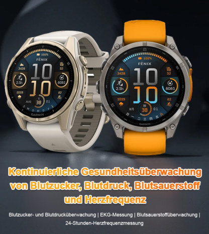 Intelligente Gesundheitsüberwachungsuhr fenix 8 pro