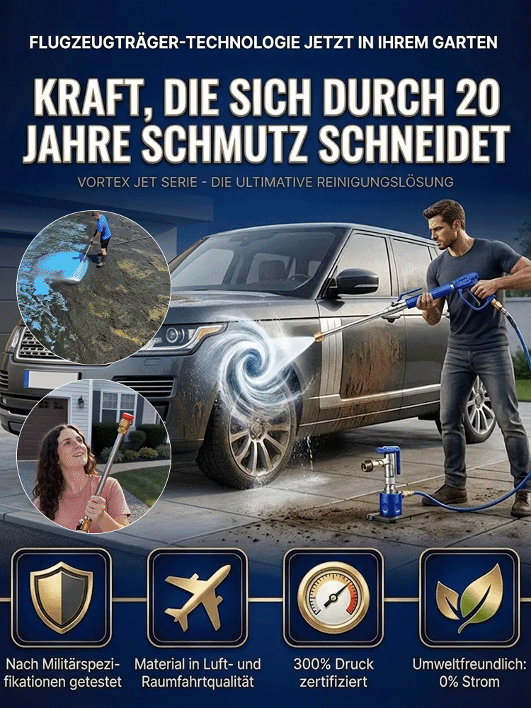 【Ein Sprühstoß, sofort sauber】Hochdruck-Reinigungswasserpistole