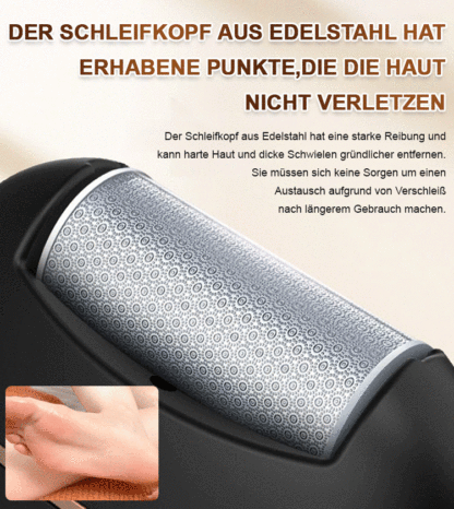 Elektrischer Fußfeilenentferner mit digitaler Anzeige für sofortige Entfernung von abgestorbener Hau