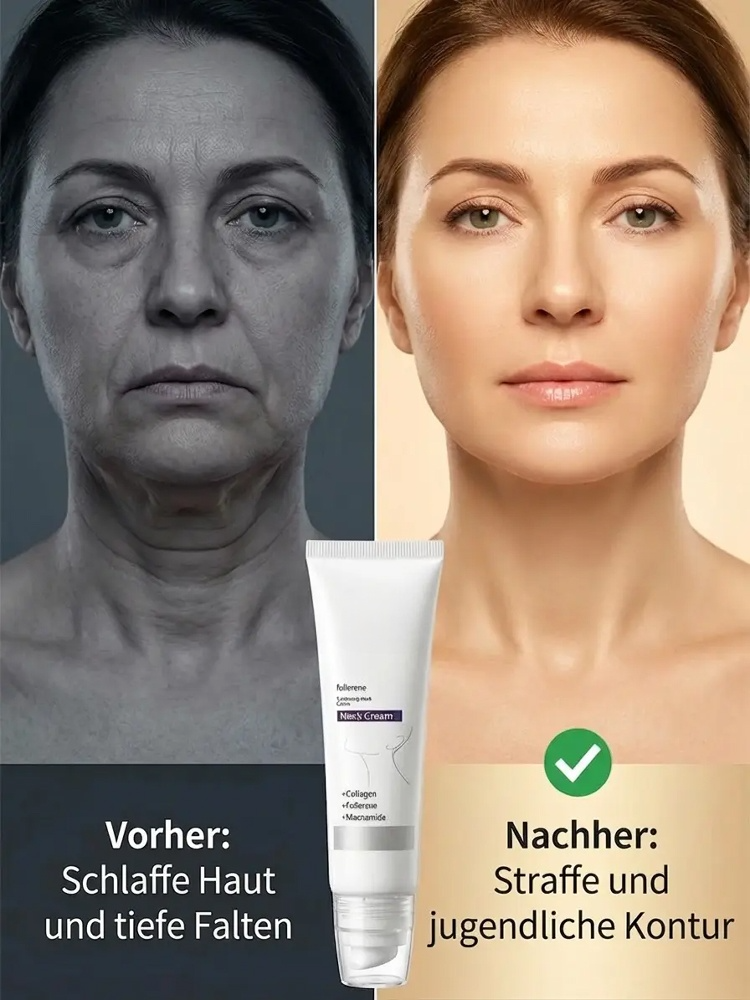 ✨[50% RABATT] V-Roller Anti-Aging Kollagen Creme | Sofortiges Lifting & Faltenauffüllung für Gesicht & Körper