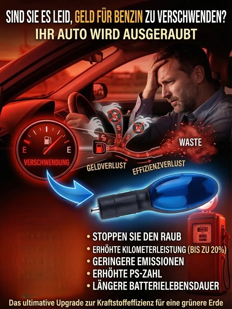Kraftstoffspargerät für Autos