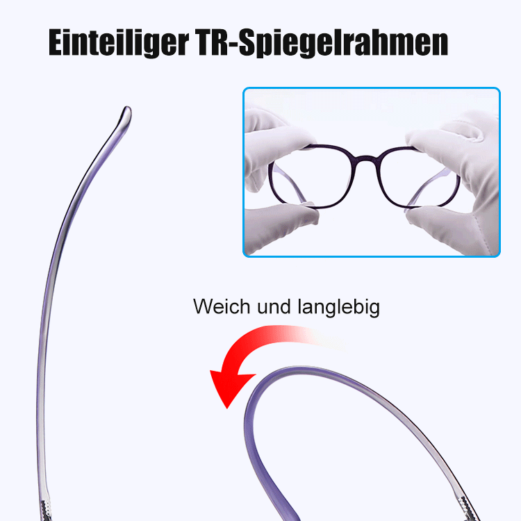 Anti-Blaulicht-Anti-Ermüdungs-Lesebrille