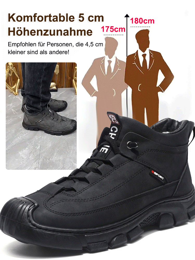 Herren Winterstiefel mit Fleece und hohem Schaft