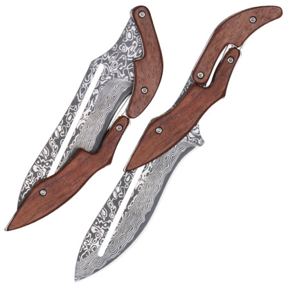 Damaststahl Klappmesser