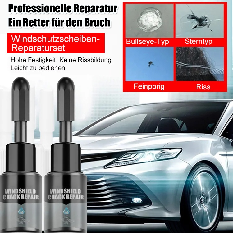 Reparaturflüssigkeit für gesprungenes Glas