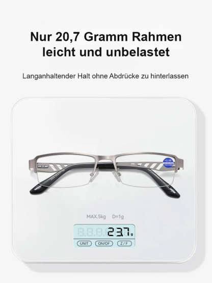 Kristall-Autofokus-Anti-Blaulicht-Photochromatische Lesebrille
