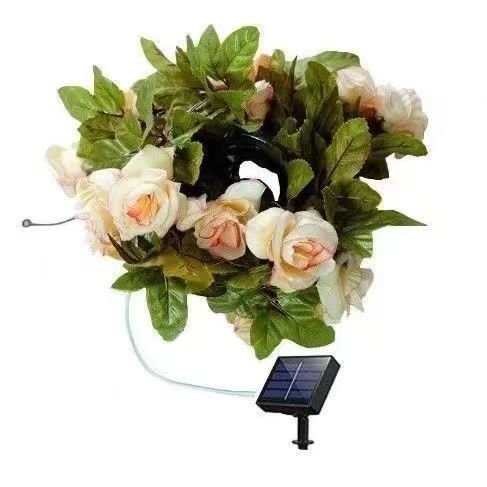 Waterproof Rose Vine String Lights
