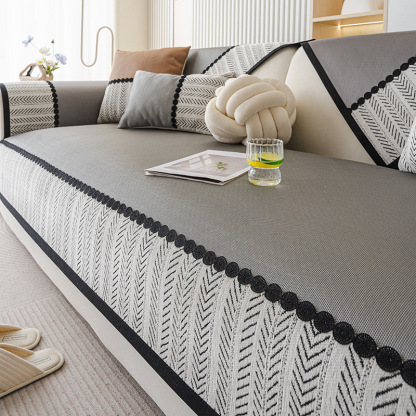 Letnie chłodzące, lodowe, jedwabne, antypoślizgowe poduszki na sofę