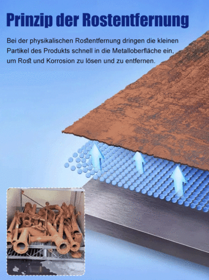 【Einmalige Anwendung, 50 Jahre Rostschutz】Entroster für Stahl