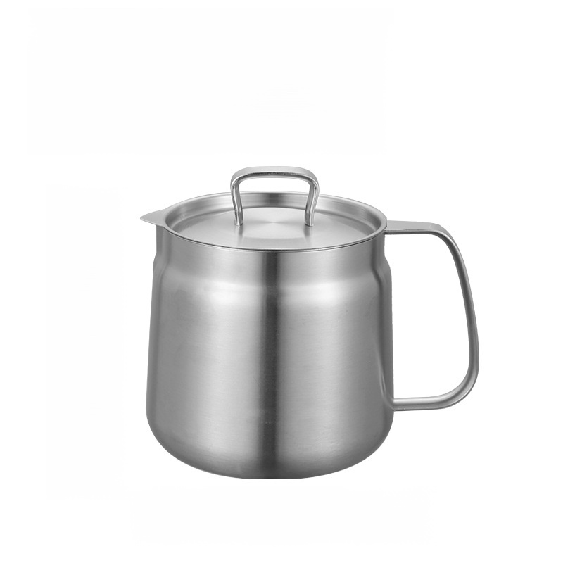 Ölwanne aus Edelstahl 304 für den Haushalt mit Filter und Aufbewahrung